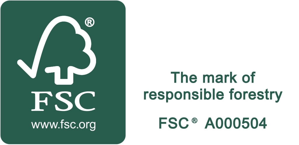 Imagem do selo FSC, de desenvolvimento sustentável e gestão ambiental